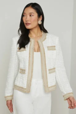 Agnes Tweed Denim Jacket
