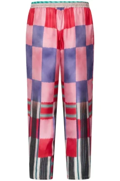 ALOE Printed Silk Pants