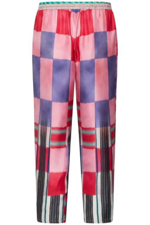 ALOE Printed Silk Pants