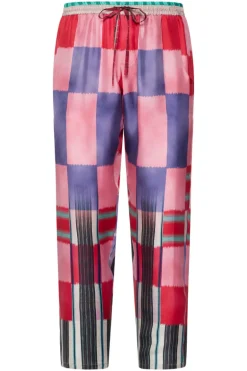 ALOE Printed Silk Pants