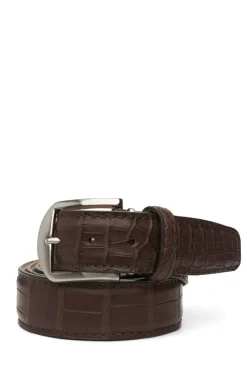American Matte Alligator Belt