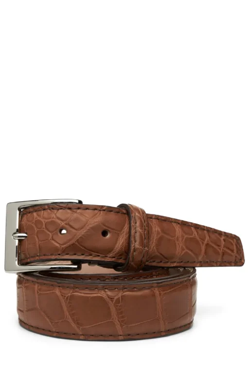 American Matte Alligator Belt