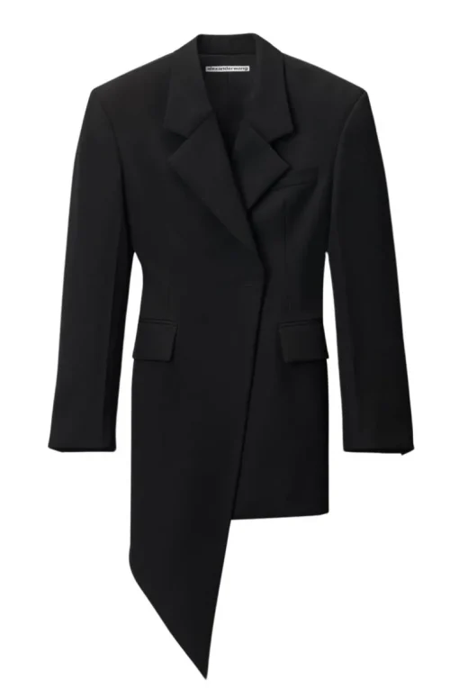 Asymmetric Blazer Minidress