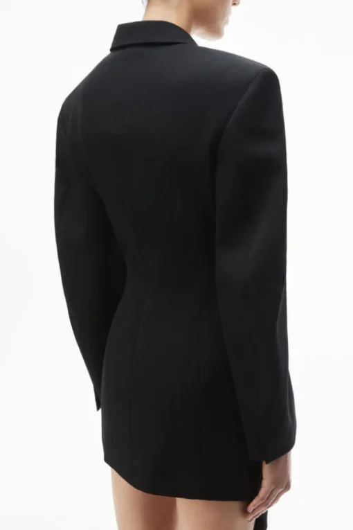 Asymmetric Blazer Minidress