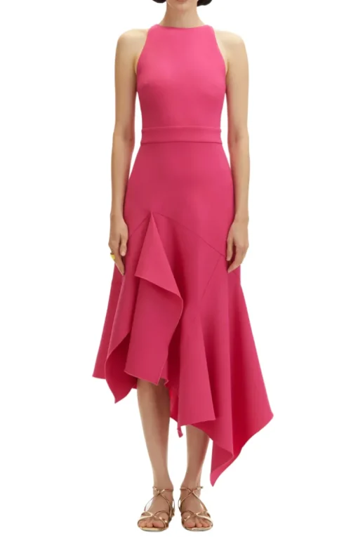 Asymmetrical Wool Dress