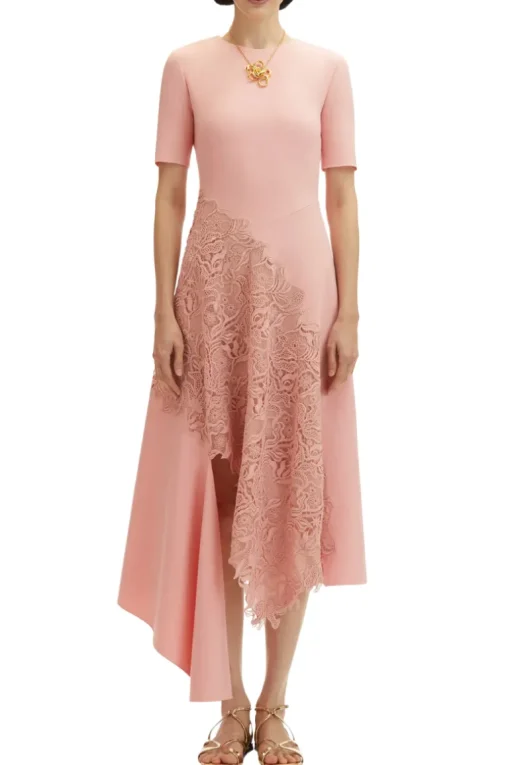Bellflower Guipure Lace Dress