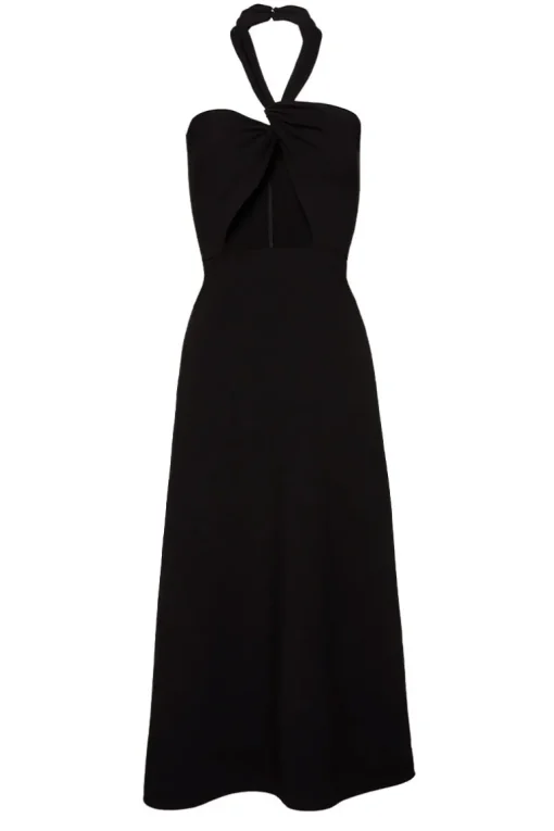 Black Halter Dress