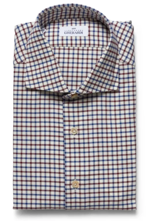 Blue-Red Check Shirt