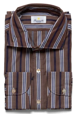 Brown Stripe Shirt
