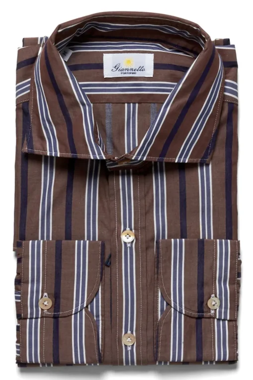 Brown Stripe Shirt