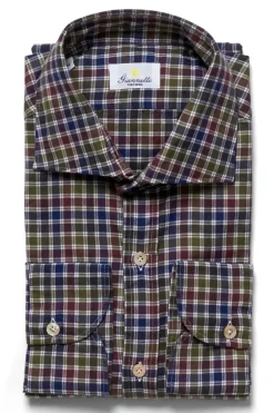 Brushed Cotton Check Shirt