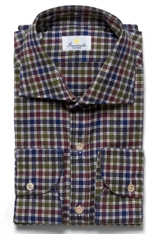 Brushed Cotton Check Shirt