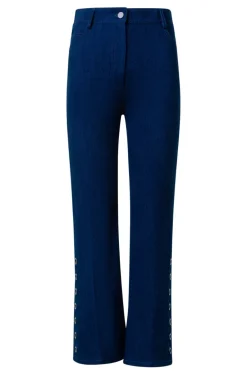 Cali Eyelet Denim Pants