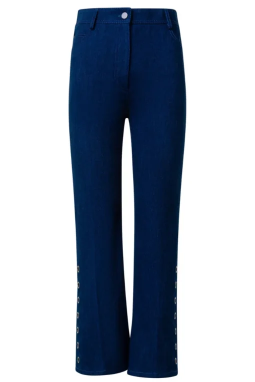 Cali Eyelet Denim Pants