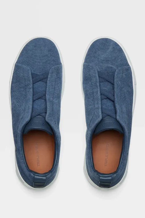 Canvas Triple Stitch Sneakers