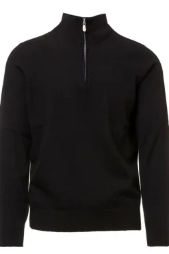 Cashmere Half-Zip Turtleneck Sweater