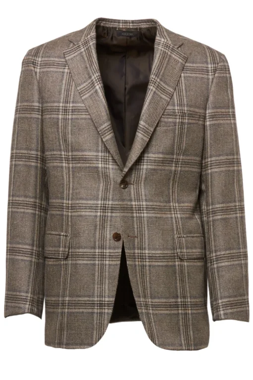 Cashmere Plaid Sport Jacket