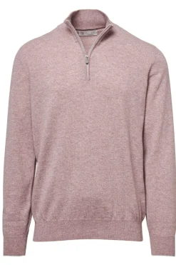 Cashmere Quarter Zip Sweater