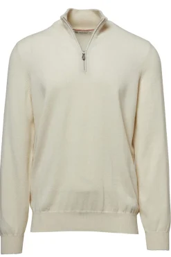 Cashmere Quarter Zip Sweater