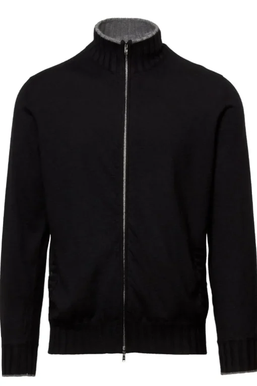 Cashmere Zip Sweater