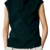 Chalky Drape Handkerchief Top