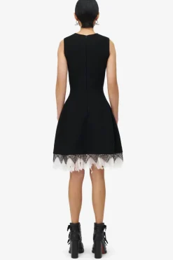 Cobweb Lace Knit Dress