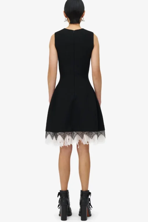 Cobweb Lace Knit Dress