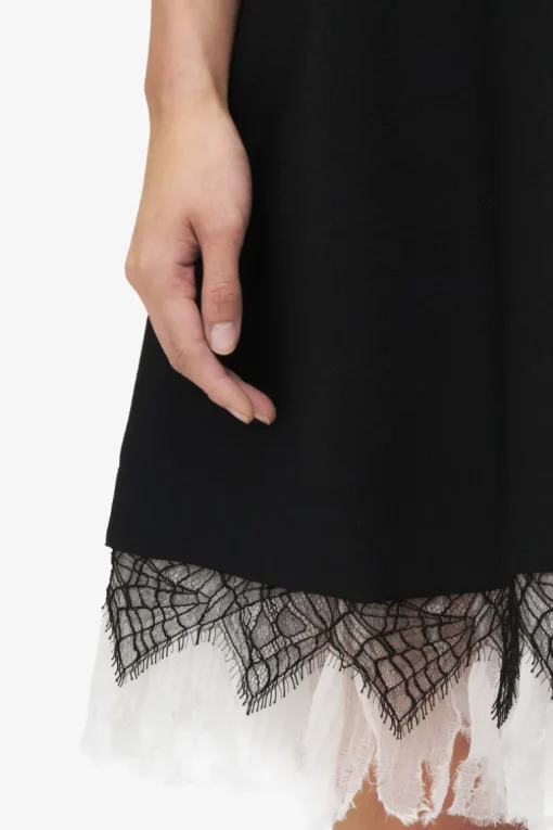 Cobweb Lace Knit Dress