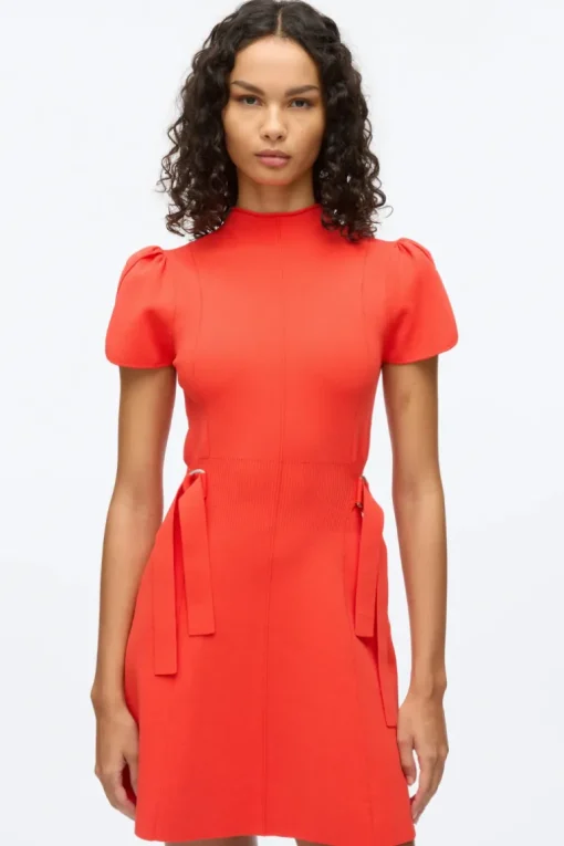 Compact Rib Tulip Dress