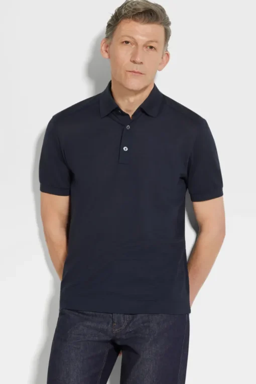 Cotton Silk Polo