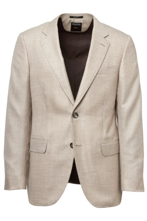 Cream Check Jacket