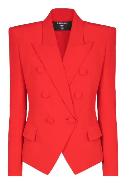 Crepe 6-Button Jacket