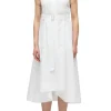 Crisscross Back Midi Dress