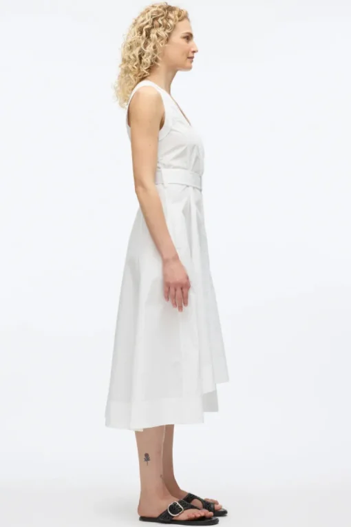 Crisscross Back Midi Dress