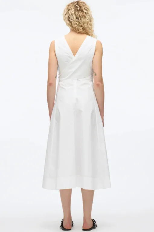 Crisscross Back Midi Dress