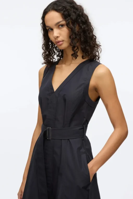 Crisscross Back Midi Dress