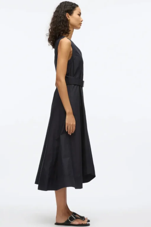 Crisscross Back Midi Dress