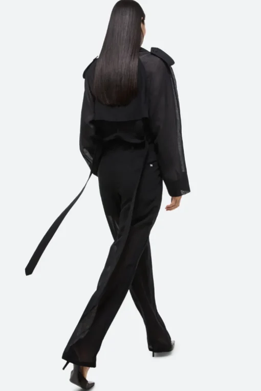 Cropped Trench Coat