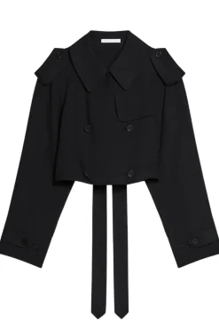 Cropped Trench Coat