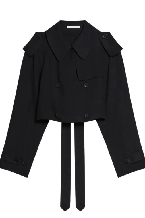 Cropped Trench Coat