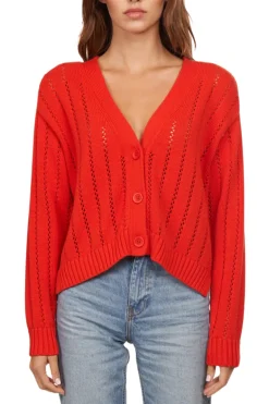 Cropped V-Neck Cardigan