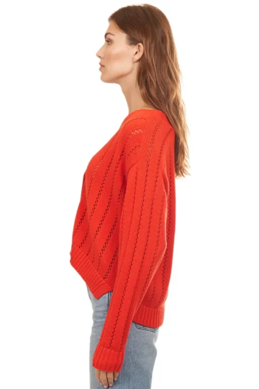 Cropped V-Neck Cardigan