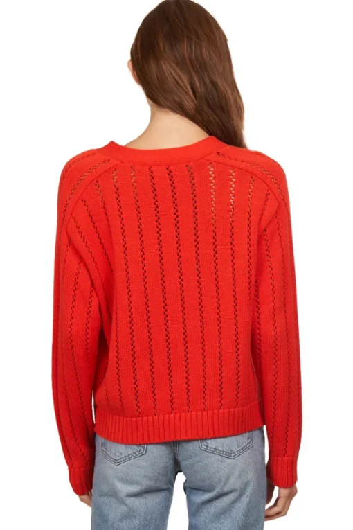 Cropped V-Neck Cardigan