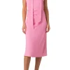 Crêpe Midi Dress