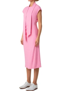 Crêpe Midi Dress