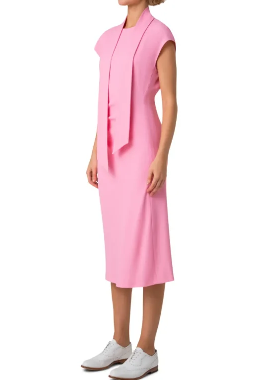 Crêpe Midi Dress