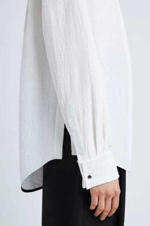 Crushed Matte Satin Shirt