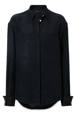 Crushed Matte Satin Shirt