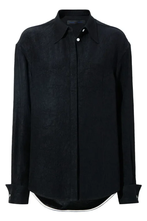 Crushed Matte Satin Shirt