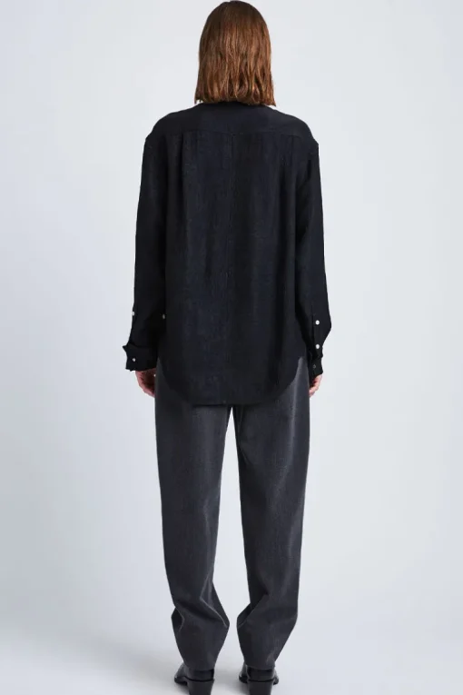 Crushed Matte Satin Shirt